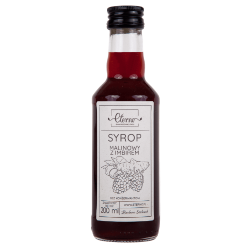 syrop malinowy z imbirem - naturalne syropy do kawy - Kawowa Fabryka